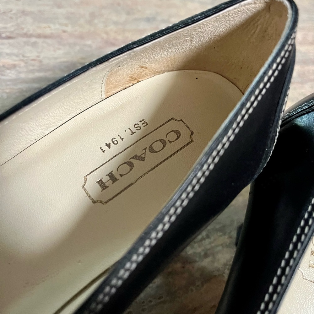 Coach Madaleine vintage leather heels - Picture 5 of 16